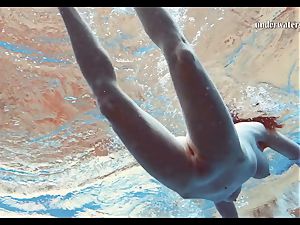 Piyavka Chehova humungous bubble mouth-watering hooters underwater
